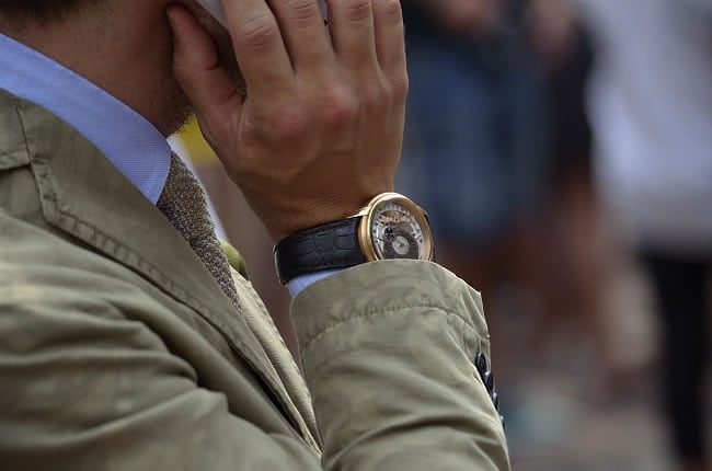 "Guys in Milan have a taste for fine luxury watches"