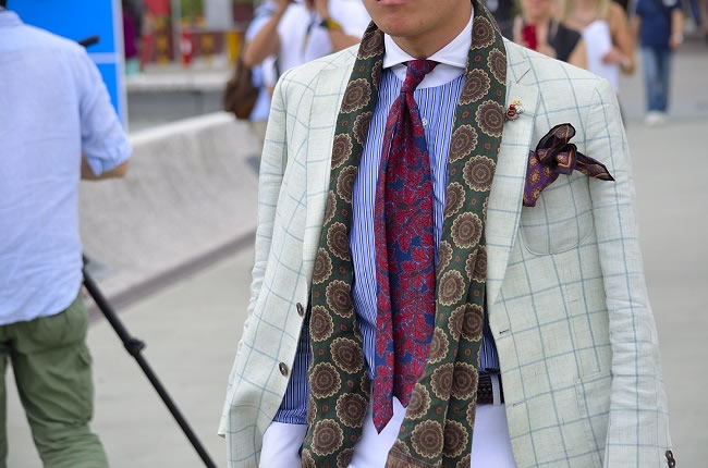 "Forget everything you’ve learned about styling your tie"