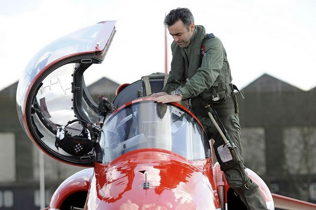 Red Arrows Squadron Leader Graham Duff
