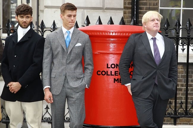 Boris Johnson on Savile Row for LC:M