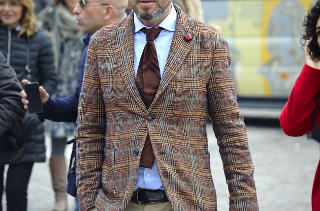 "Tweed is perfect for the winter"