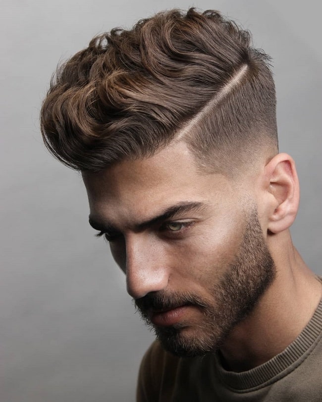 Tapered Fade With Square Textured Top | Man For Himself