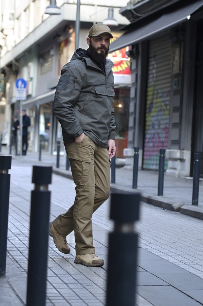 baggy cargo trousers mens