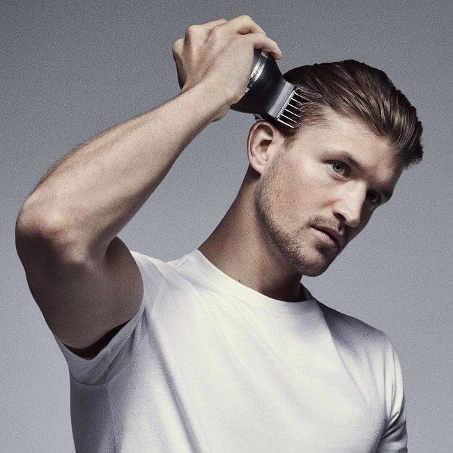 how to cut men's hair with electric shaver